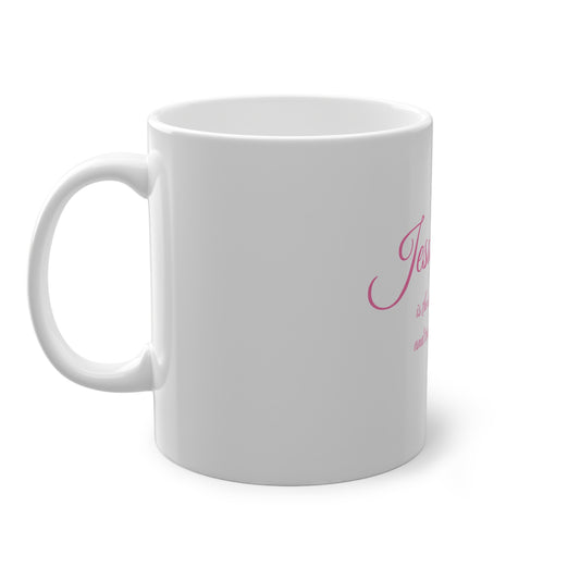 Jesus Christ Mug — "Jesus Christ is the same yesterday and today and forever" Inspirational Christian Coffee Mug