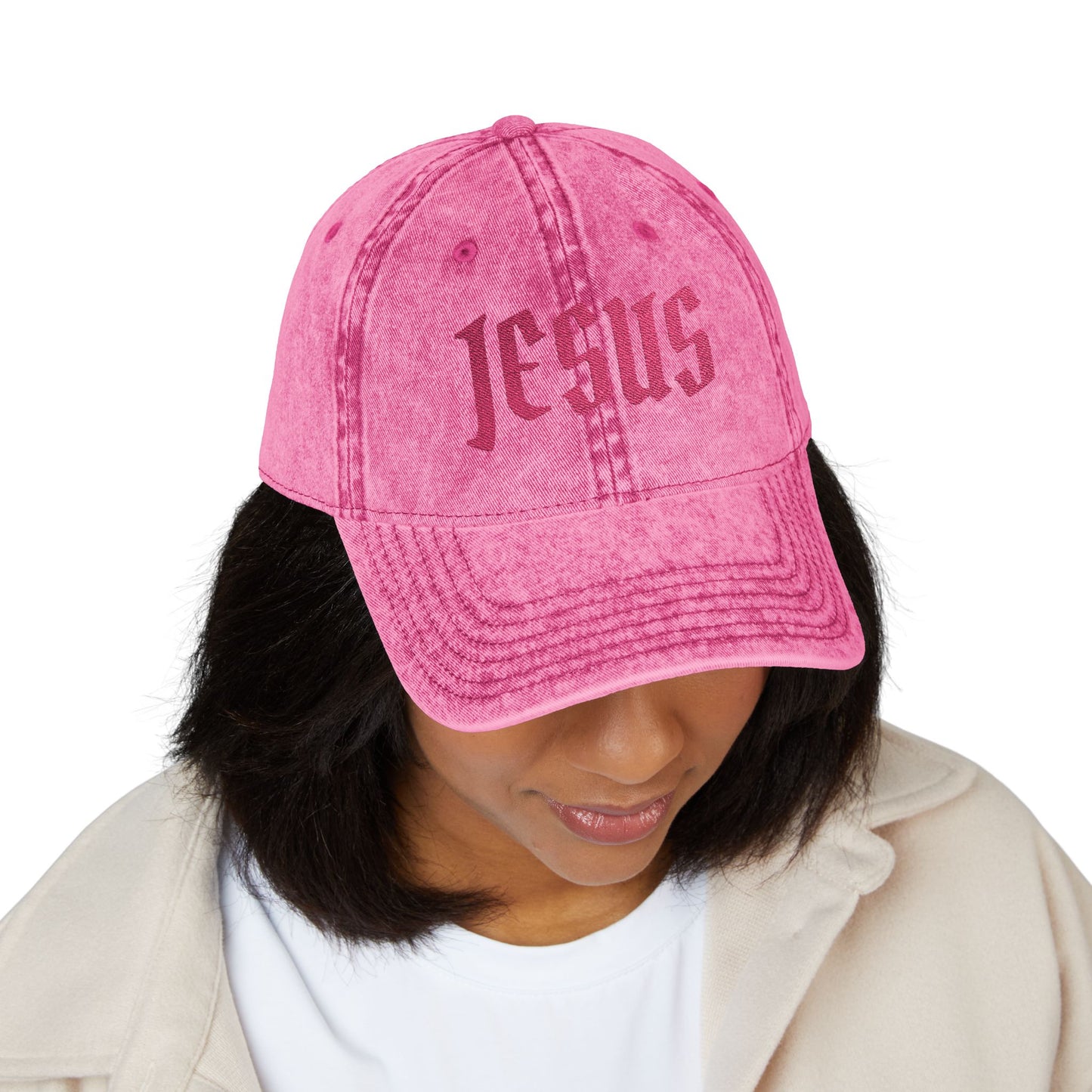 JESUS embroidery Vintage Cap