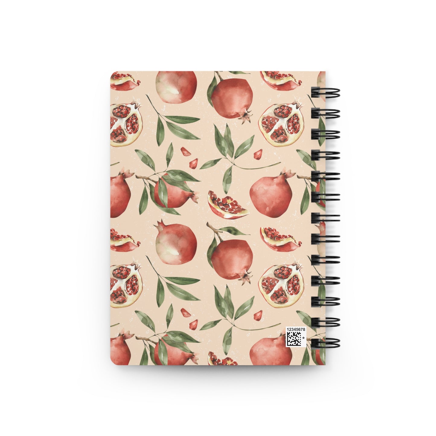Beloved Pomegranate Spiral notebook