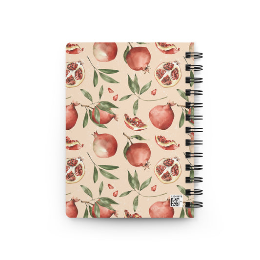 Beloved Pomegranate Spiral notebook